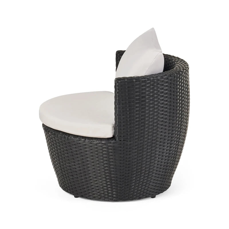 Ensemble de conversation en osier 3 pièces Kono par Christopher Knight Home