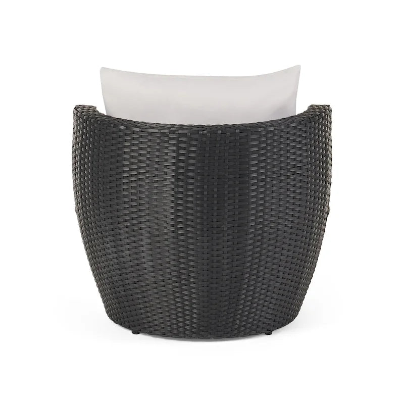 Ensemble de conversation en osier 3 pièces Kono par Christopher Knight Home