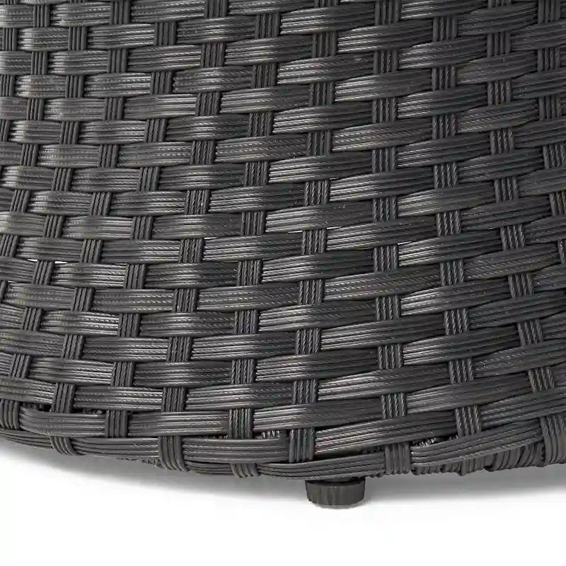 Ensemble de conversation en osier 3 pièces Kono par Christopher Knight Home