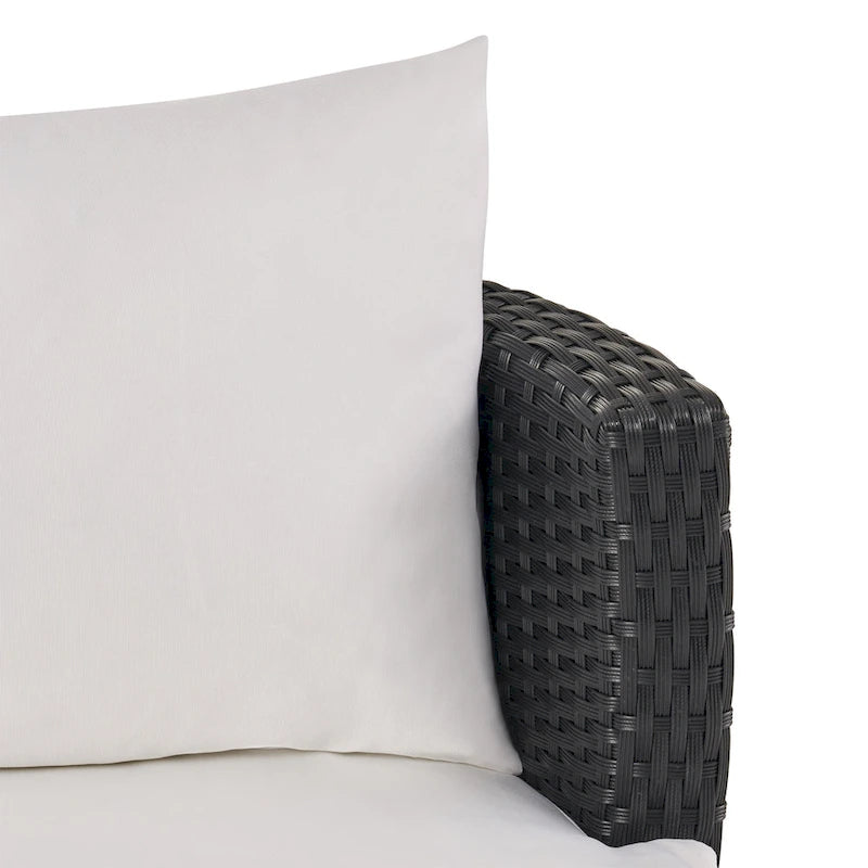 Ensemble de conversation en osier 3 pièces Kono par Christopher Knight Home