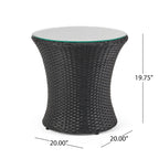 Ensemble de conversation en osier 3 pièces Kono par Christopher Knight Home