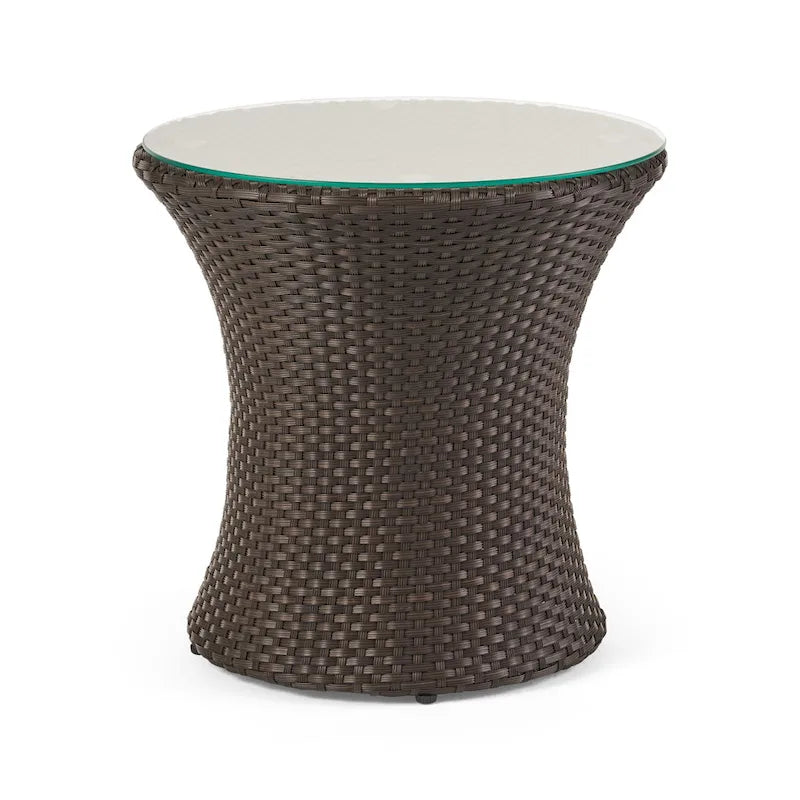 Ensemble de conversation en osier 3 pièces Kono par Christopher Knight Home