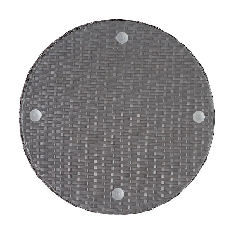 Ensemble de conversation en osier 3 pièces Kono par Christopher Knight Home