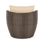 Ensemble de conversation en osier 3 pièces Kono par Christopher Knight Home