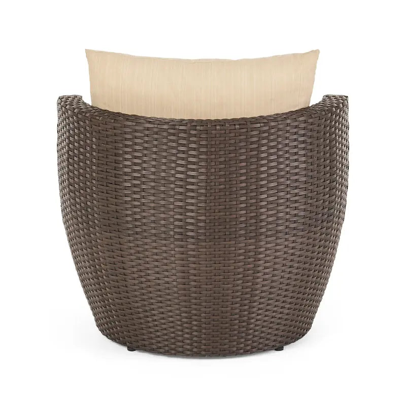 Ensemble de conversation en osier 3 pièces Kono par Christopher Knight Home