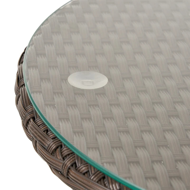 Ensemble de conversation en osier 3 pièces Kono par Christopher Knight Home