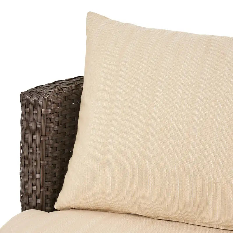 Ensemble de conversation en osier 3 pièces Kono par Christopher Knight Home