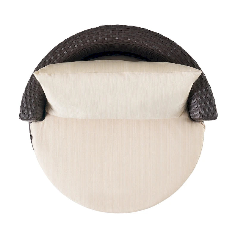 Ensemble de conversation en osier 3 pièces Kono par Christopher Knight Home