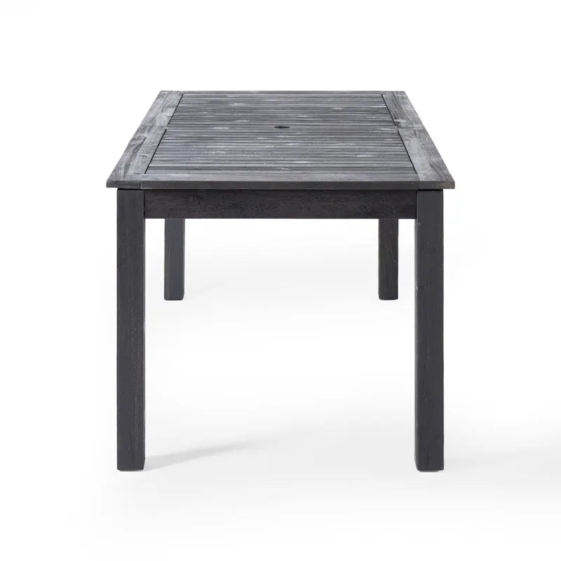 Ensemble de salle à manger extensible Nadia 9 pièces en bois et osier par Christopher Knight Home