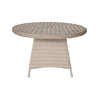 Table de salle à manger extérieure en osier