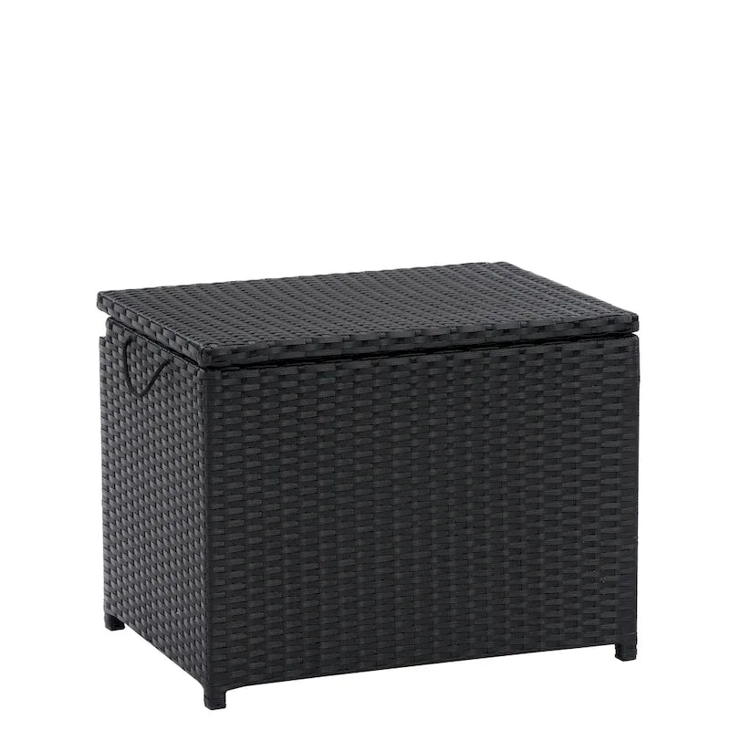 Table isotherme CorLiving Parksville en rotin noir