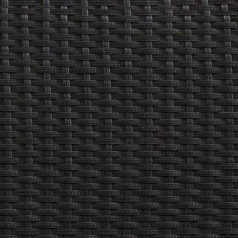 Table isotherme CorLiving Parksville en rotin noir