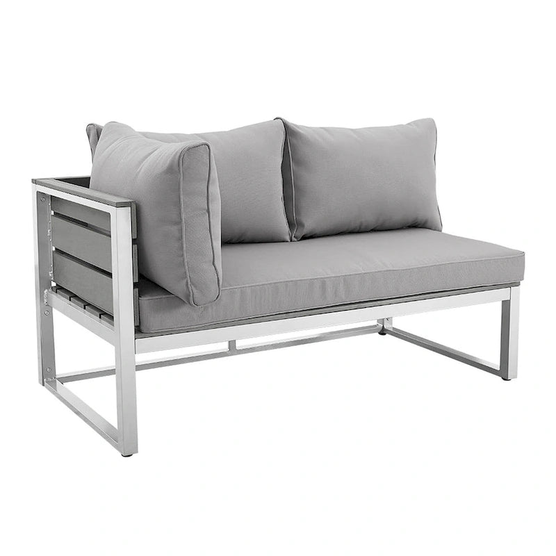 Ensemble de conversation d'extérieur 4 pièces Middlebrook Hampton Grey