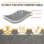 Ensemble de salle à manger rond bistro en métal 3 pièces MAISON ARTS pour patio