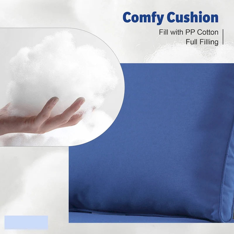 Ensemble de conversation de patio extérieur XIZZI 10 pièces avec foyer