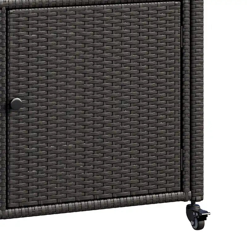 Ensemble de bar Co avec revêtement extérieur en osier