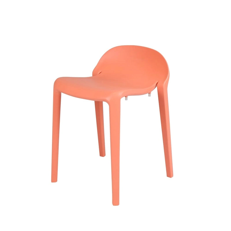 Tabourets bas empilables en résine Lagoon Joyous, lot de 2