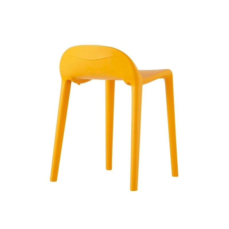 Tabourets bas empilables en résine Lagoon Joyous, lot de 2