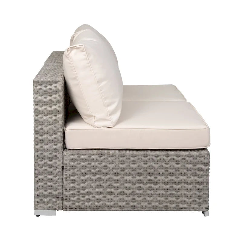 Chaises de jardin Luxton 64 avec coussins et table basse