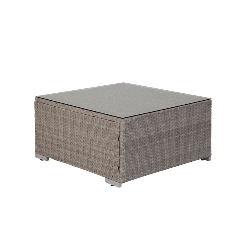 Chaises de jardin Luxton 64 avec coussins et table basse