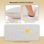 Ensemble de conversation de patio 4 pièces