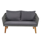 Ensemble de conversation de patio 4 pièces