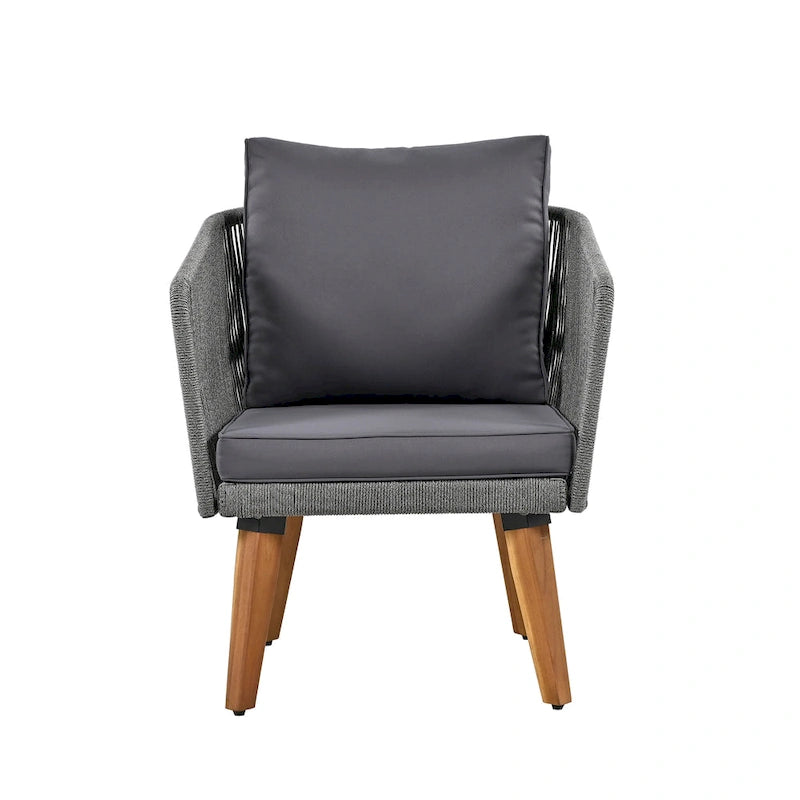 Ensemble de conversation de patio 4 pièces