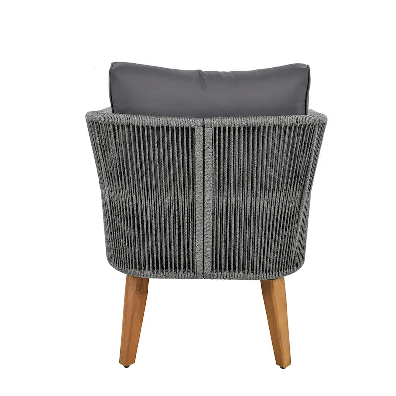 Ensemble de conversation de patio 4 pièces