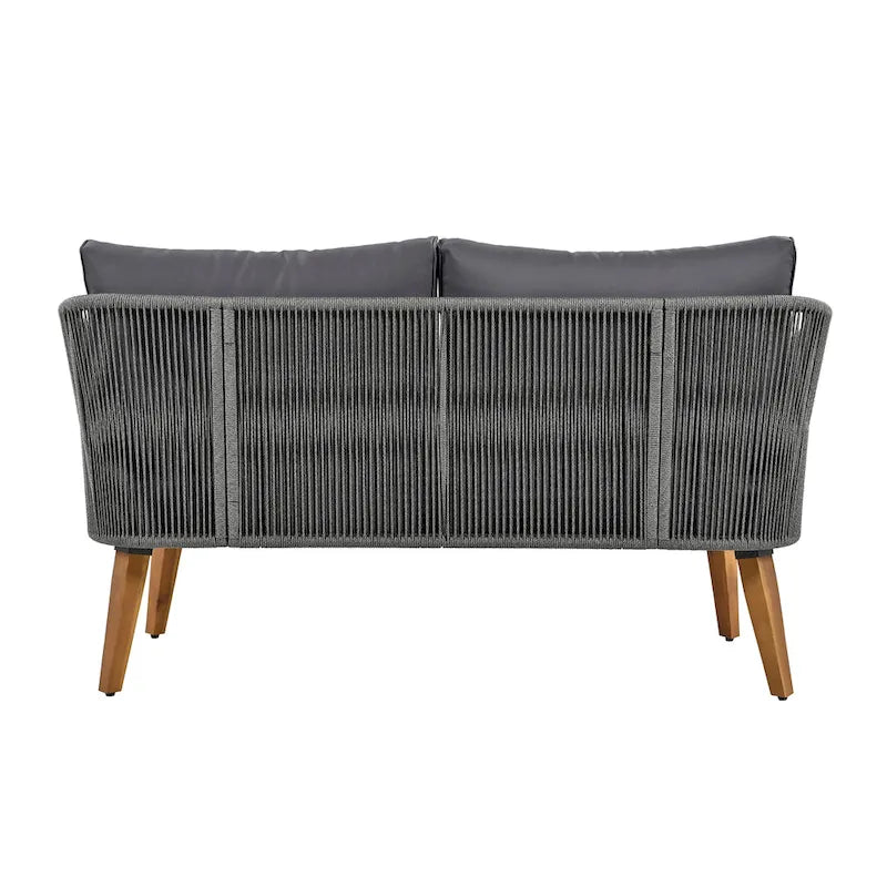 Ensemble de conversation de patio 4 pièces