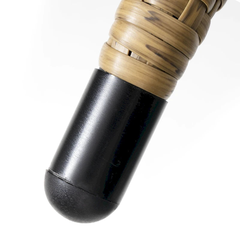 Fauteuil œuf d'extérieur Pellabant en osier tressé avec coussins - 59 cm P x 70 cm L x 144 cm H