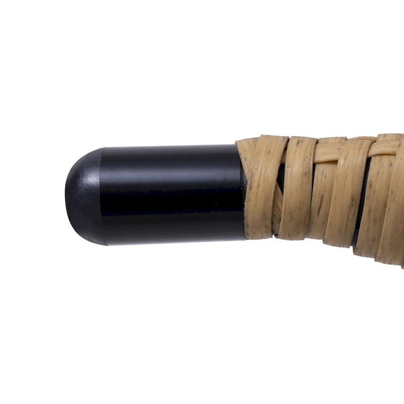 Fauteuil œuf d'extérieur Pellabant en osier tressé avec coussins - 59 cm P x 70 cm L x 144 cm H