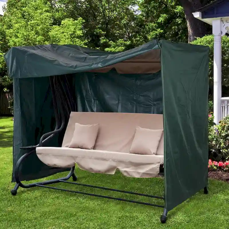 Outsunny Large Outdoor Swing Chair Cover for your Garden & Patio Furniture, Protects Against the Wind, UV Rays, & Water