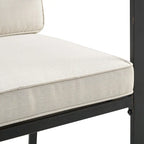 Ensemble de 2 chaises de jardin Crosley Kaplan - 63 cm (L) x 63 cm (P) x 94 cm (H)