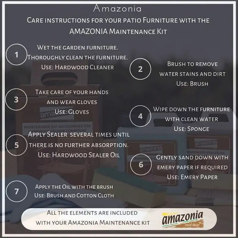 Ensemble de salle à manger extensible en teck Amazonia 11 pièces avec coussins - 11 pièces
