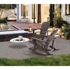 Fauteuil à bascule Adirondack Zero Gravity Collection avec repose-pieds intégré (paquet de 2)