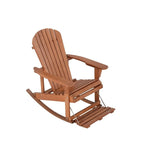 Fauteuil à bascule Adirondack Zero Gravity Collection avec repose-pieds intégré (paquet de 2)