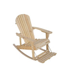 Fauteuil à bascule Adirondack Zero Gravity Collection avec repose-pieds intégré (paquet de 2)