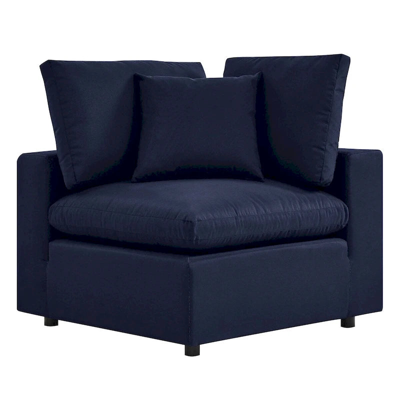 Fauteuil d'angle de patio extérieur rembourré Commix