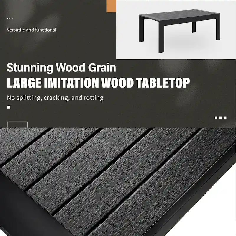 Ensemble de sièges d'extérieur sectionnels en aluminium Royalcraft 5 pièces