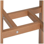 Ensemble de bar bistro d'extérieur Polytrends Laguna HDPE résistant aux intempéries (ensemble de 4 pièces)