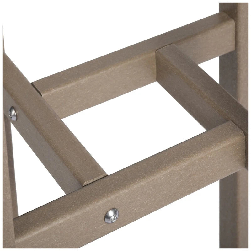 Ensemble de bar bistro d'extérieur Polytrends Laguna HDPE résistant aux intempéries (ensemble de 4 pièces)