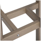 Ensemble de bar bistro d'extérieur Polytrends Laguna HDPE résistant aux intempéries (ensemble de 4 pièces)