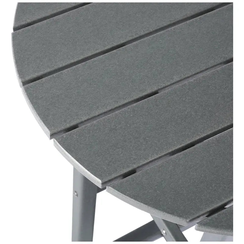 Ensemble de bar bistro d'extérieur Polytrends Laguna HDPE résistant aux intempéries (ensemble de 4 pièces)