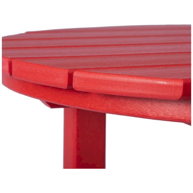 Ensemble de bar bistro d'extérieur Polytrends Laguna HDPE résistant aux intempéries (ensemble de 4 pièces)