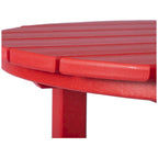 Ensemble de bar bistro d'extérieur Polytrends Laguna HDPE résistant aux intempéries (ensemble de 4 pièces)