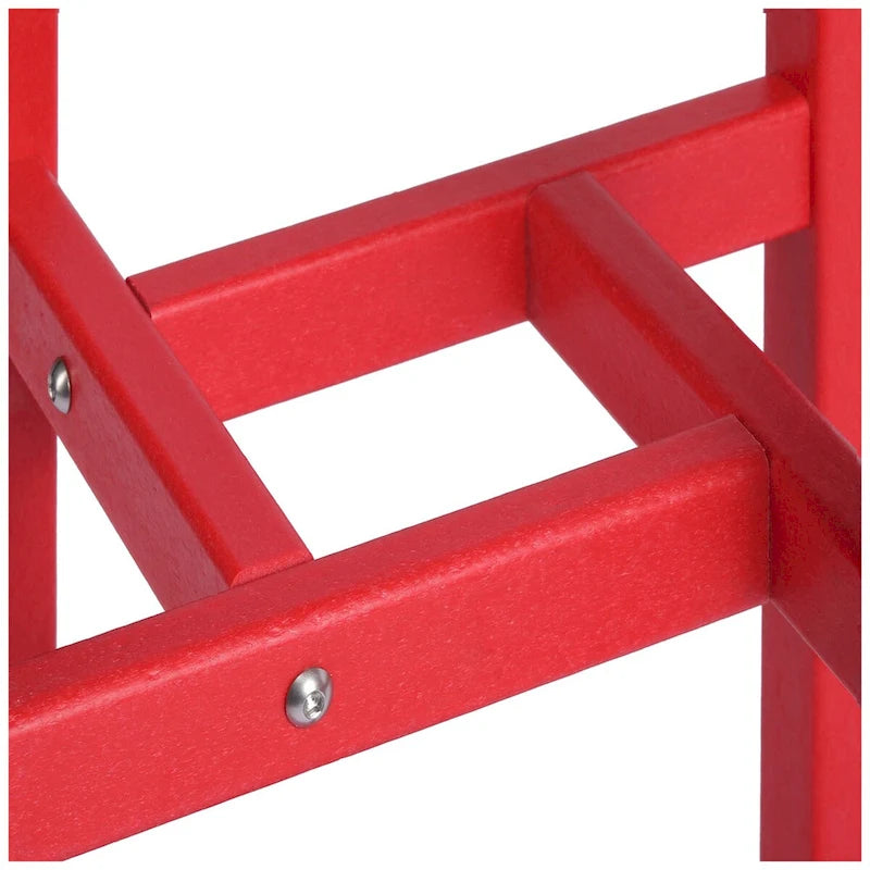 Ensemble de bar bistro d'extérieur Polytrends Laguna HDPE résistant aux intempéries (ensemble de 4 pièces)