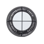 Ensemble canapé-lit d'extérieur 2 pièces avec table en verre trempé