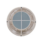 Ensemble canapé-lit d'extérieur 2 pièces avec table en verre trempé