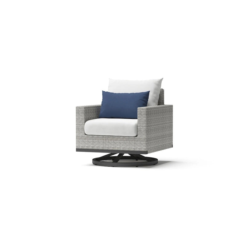 Ensemble de feu de jardin à mouvement Milo Grey 4 pièces Sunbrella