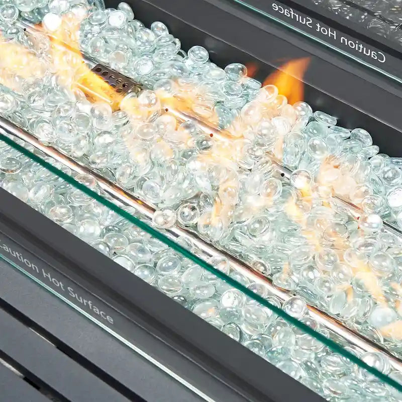 Ensemble de feu de jardin à mouvement Milo Grey 4 pièces Sunbrella